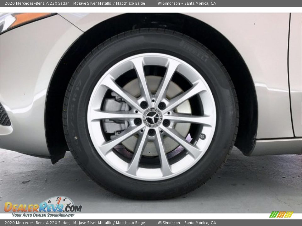 2020 Mercedes-Benz A 220 Sedan Mojave Silver Metallic / Macchiato Beige Photo #9