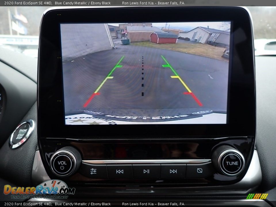 2020 Ford EcoSport SE 4WD Blue Candy Metallic / Ebony Black Photo #19