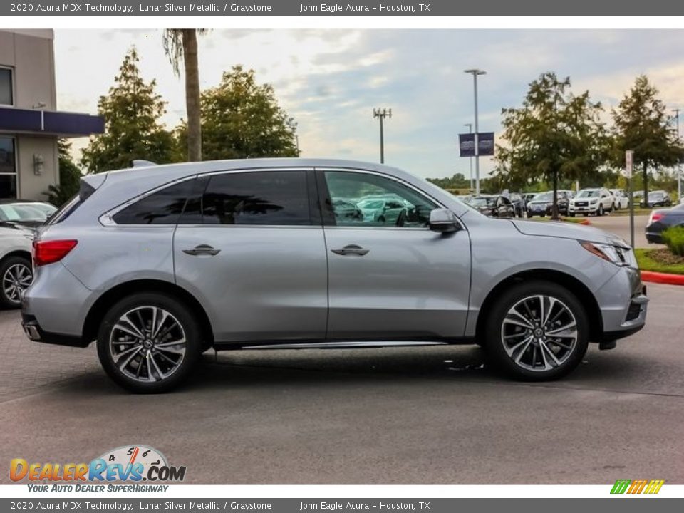 2020 Acura MDX Technology Lunar Silver Metallic / Graystone Photo #8