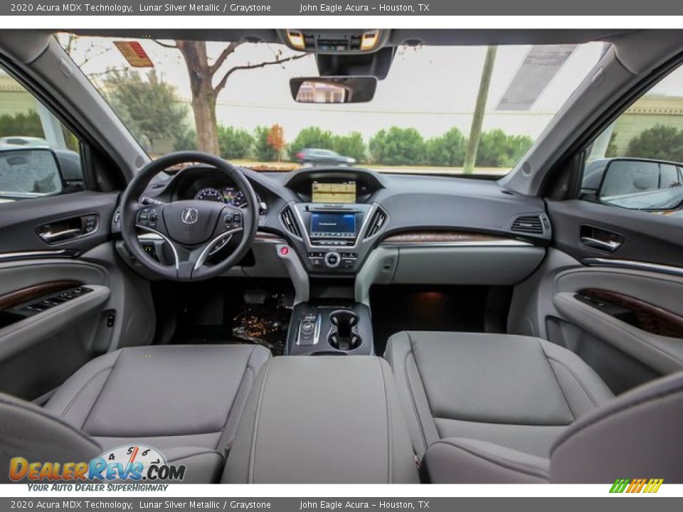 2020 Acura MDX Technology Lunar Silver Metallic / Graystone Photo #9