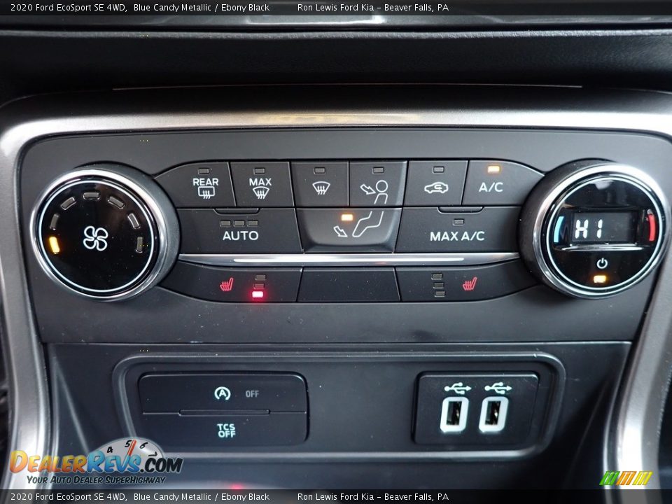2020 Ford EcoSport SE 4WD Blue Candy Metallic / Ebony Black Photo #20
