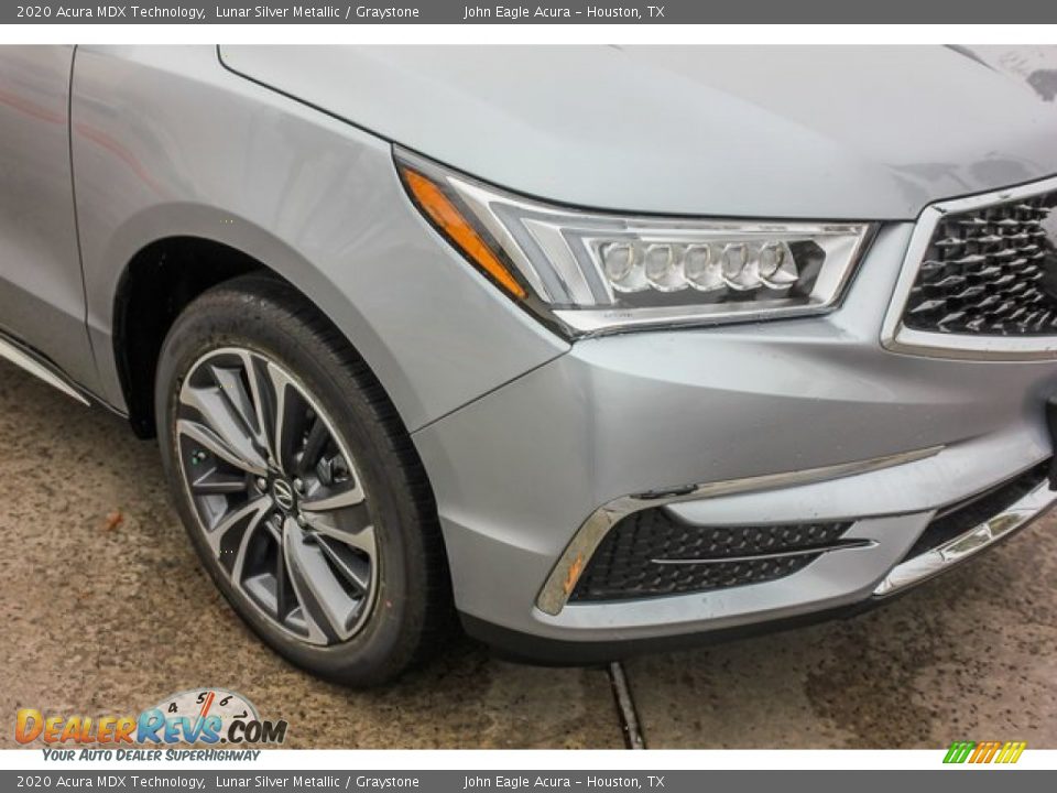 2020 Acura MDX Technology Lunar Silver Metallic / Graystone Photo #10