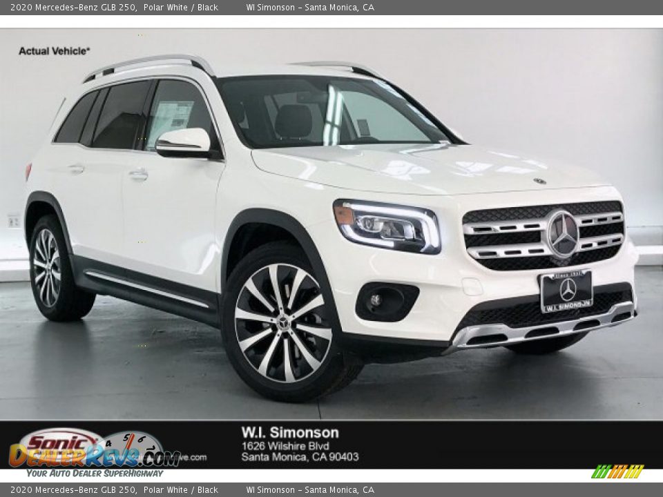 2020 Mercedes-Benz GLB 250 Polar White / Black Photo #1