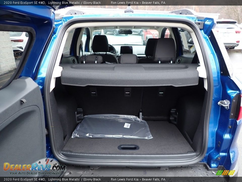 2020 Ford EcoSport SE 4WD Lightning Blue Metallic / Ebony Black Photo #3