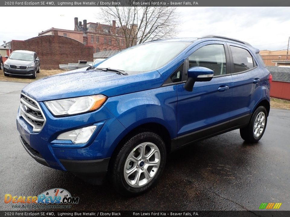 2020 Ford EcoSport SE 4WD Lightning Blue Metallic / Ebony Black Photo #7