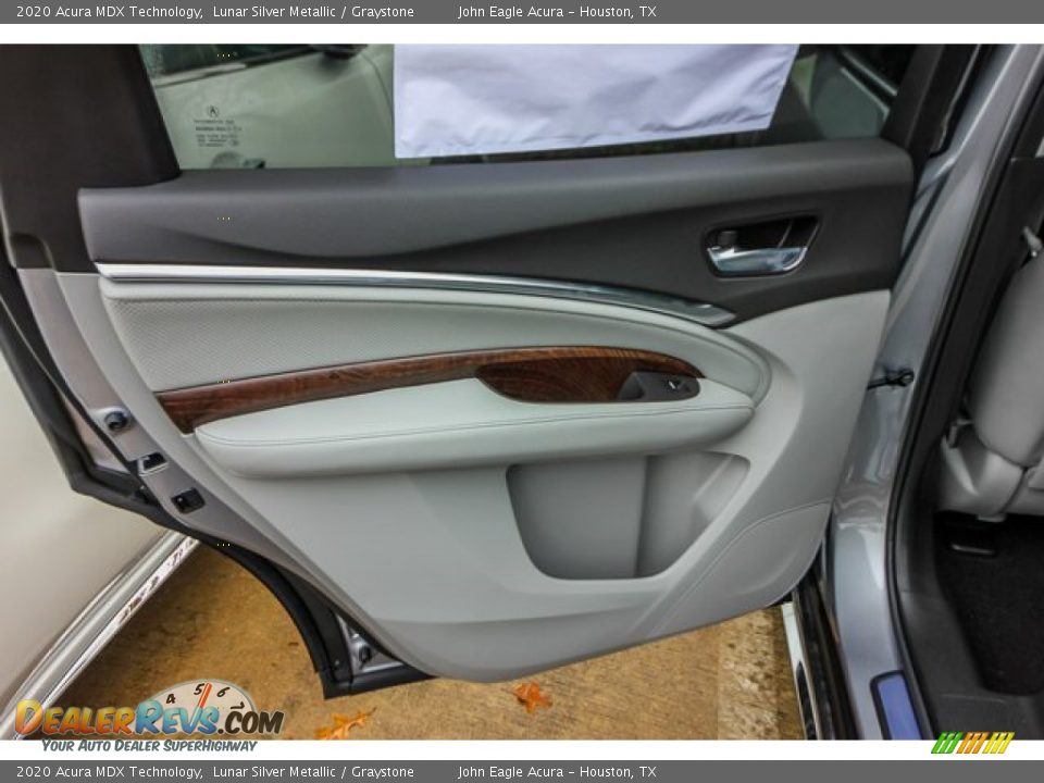 2020 Acura MDX Technology Lunar Silver Metallic / Graystone Photo #18