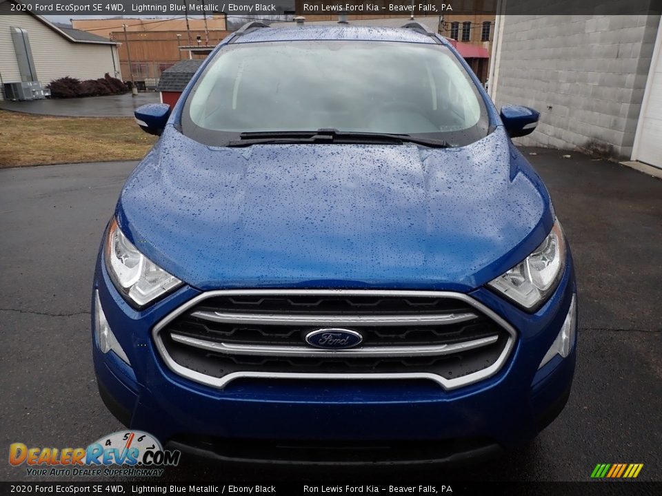 2020 Ford EcoSport SE 4WD Lightning Blue Metallic / Ebony Black Photo #8