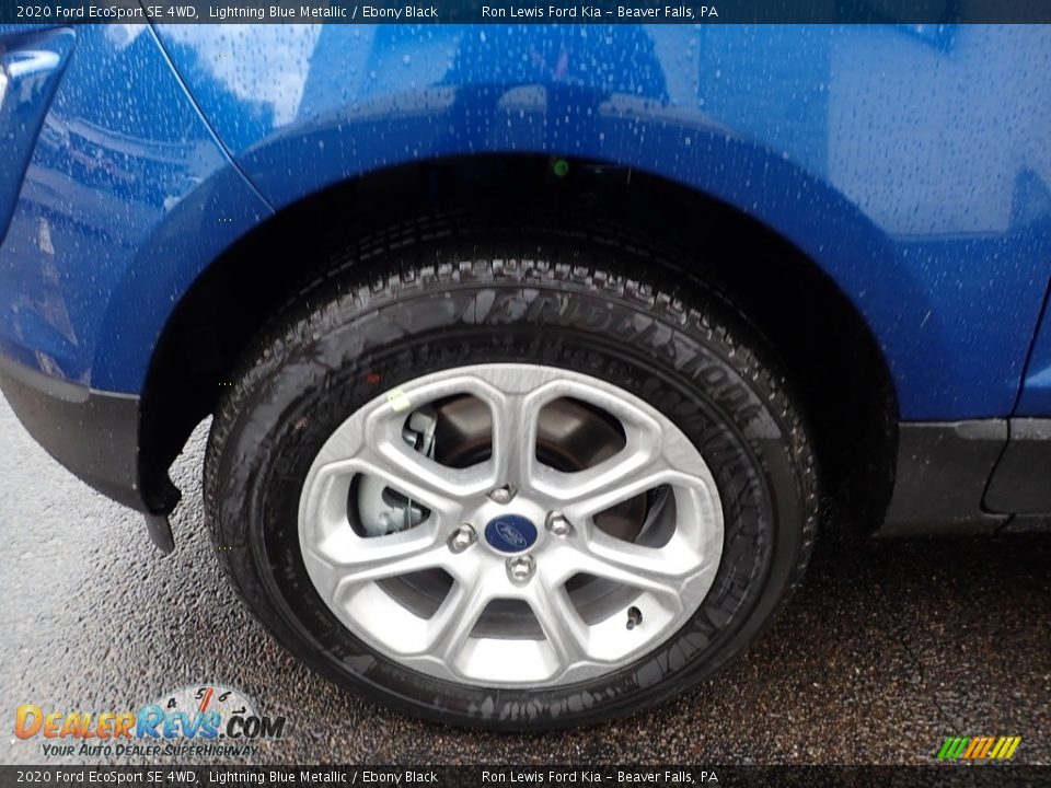 2020 Ford EcoSport SE 4WD Lightning Blue Metallic / Ebony Black Photo #10