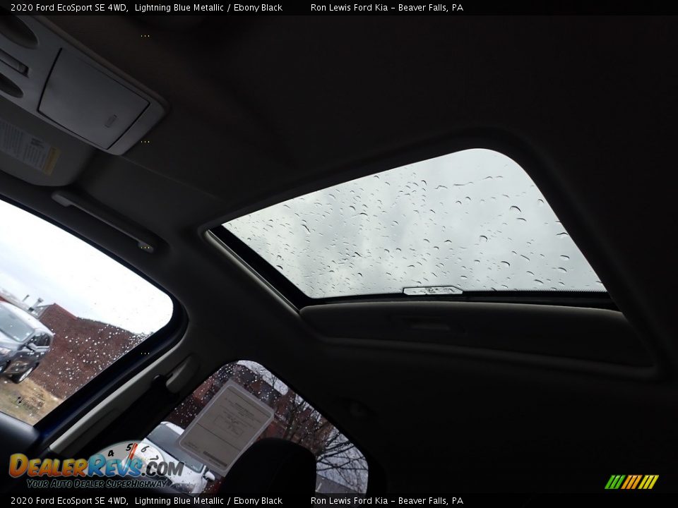 2020 Ford EcoSport SE 4WD Lightning Blue Metallic / Ebony Black Photo #11