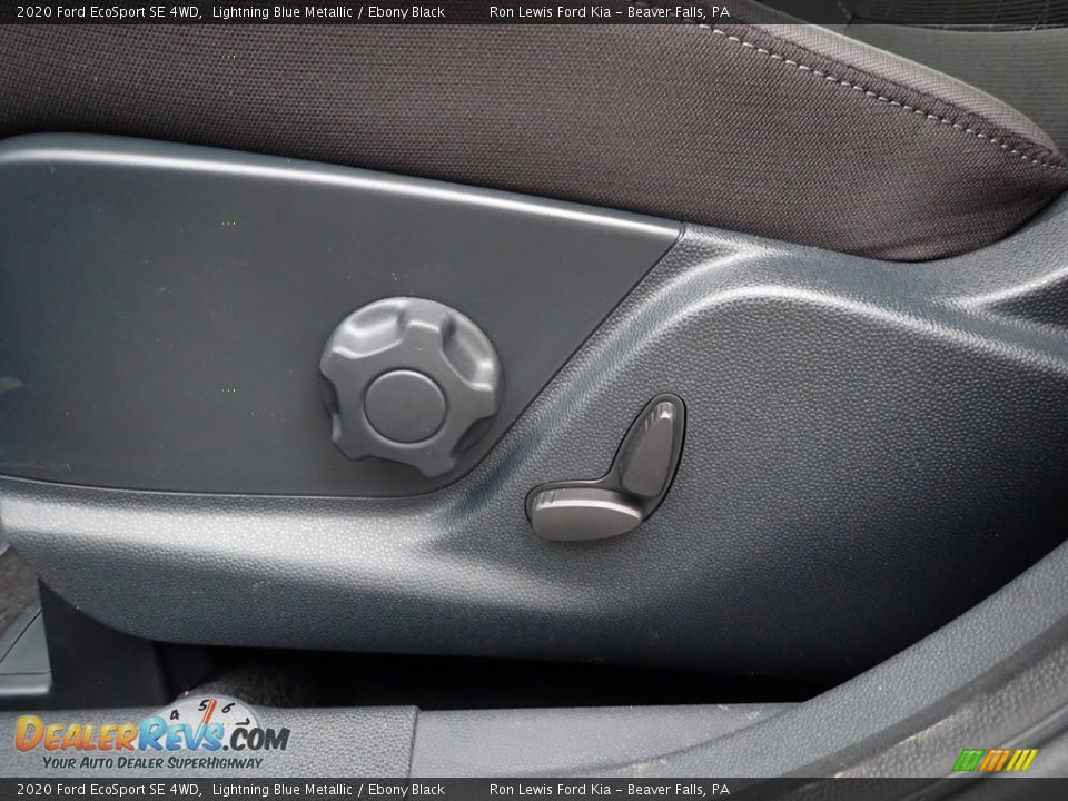 2020 Ford EcoSport SE 4WD Lightning Blue Metallic / Ebony Black Photo #12