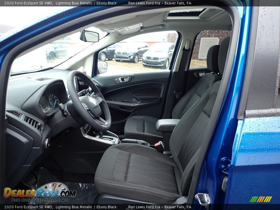 2020 Ford EcoSport SE 4WD Lightning Blue Metallic / Ebony Black Photo #14