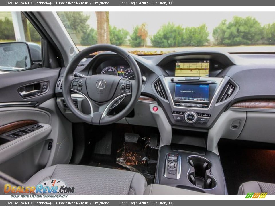 2020 Acura MDX Technology Lunar Silver Metallic / Graystone Photo #27