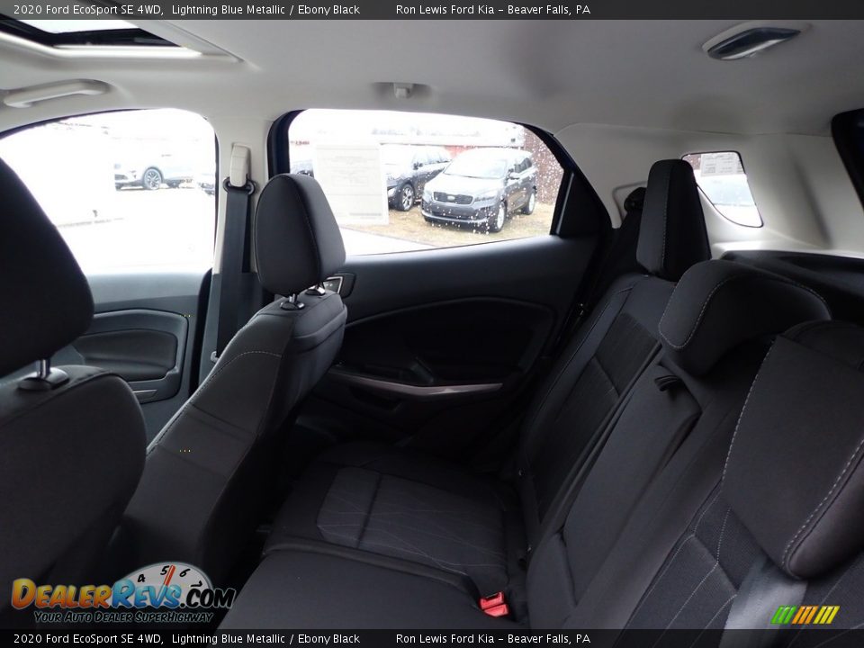 2020 Ford EcoSport SE 4WD Lightning Blue Metallic / Ebony Black Photo #15