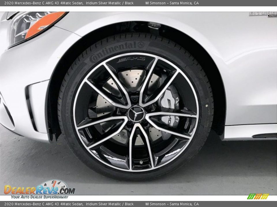 2020 Mercedes-Benz C AMG 43 4Matic Sedan Iridium Silver Metallic / Black Photo #8