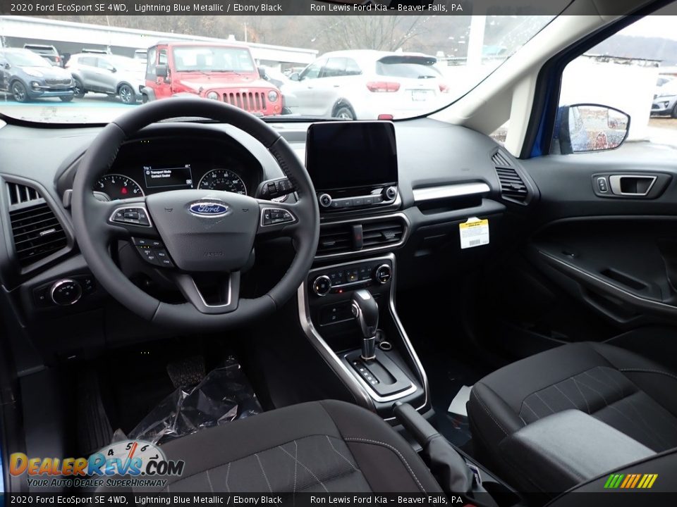 2020 Ford EcoSport SE 4WD Lightning Blue Metallic / Ebony Black Photo #16