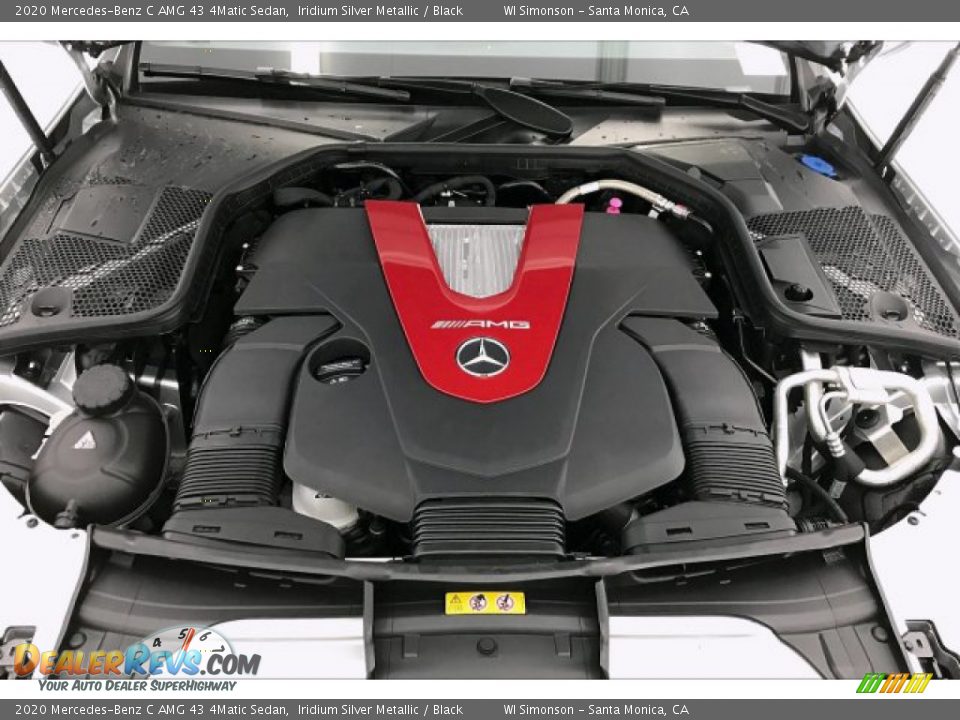 2020 Mercedes-Benz C AMG 43 4Matic Sedan Iridium Silver Metallic / Black Photo #9