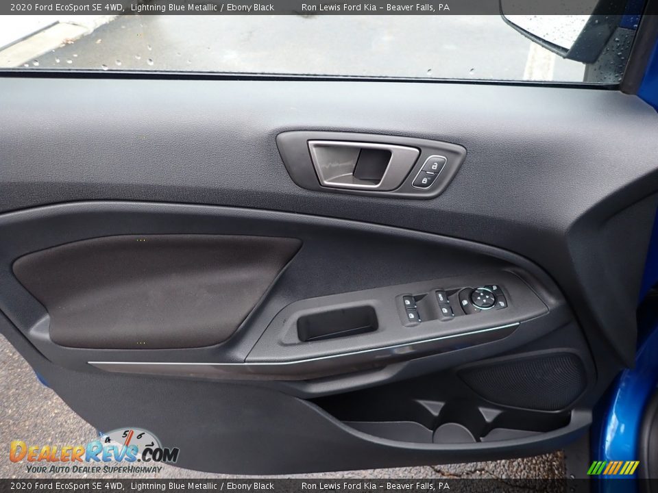 2020 Ford EcoSport SE 4WD Lightning Blue Metallic / Ebony Black Photo #17