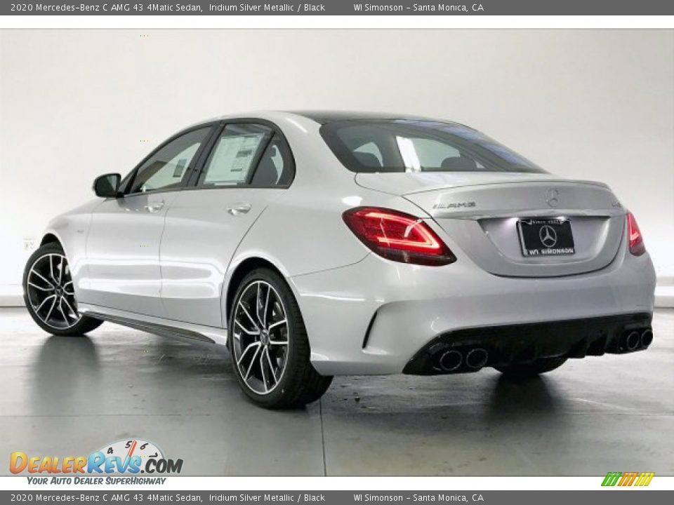 2020 Mercedes-Benz C AMG 43 4Matic Sedan Iridium Silver Metallic / Black Photo #10