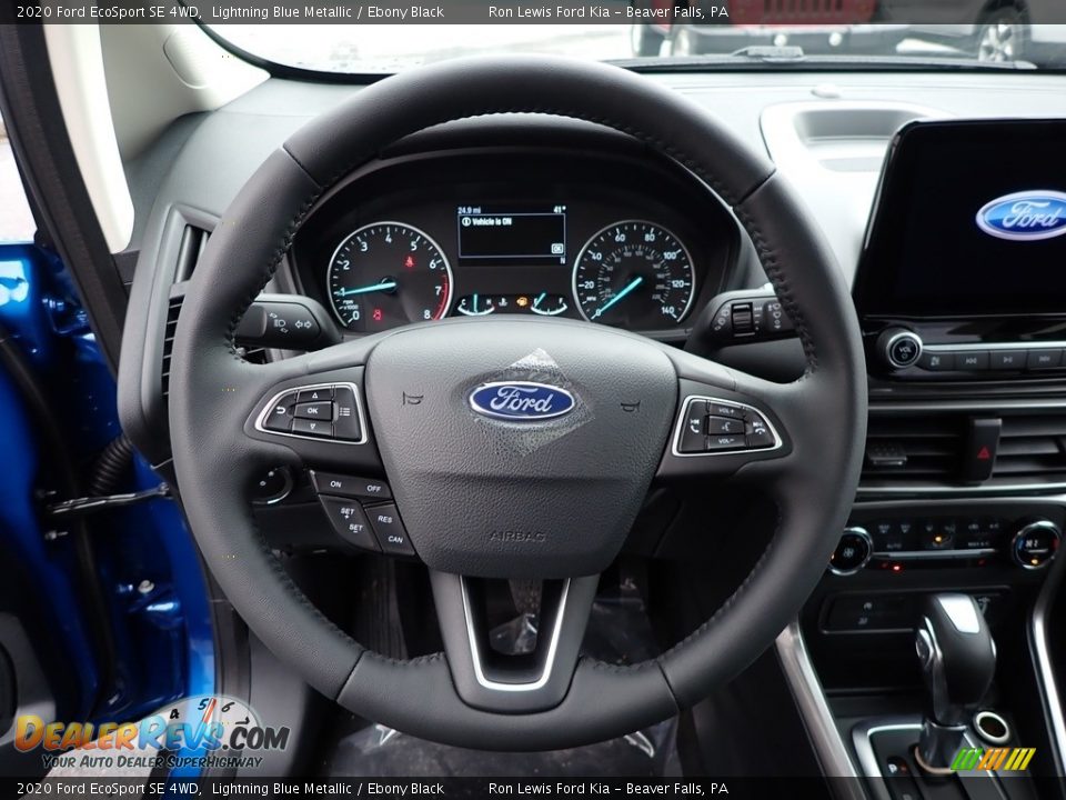2020 Ford EcoSport SE 4WD Lightning Blue Metallic / Ebony Black Photo #18
