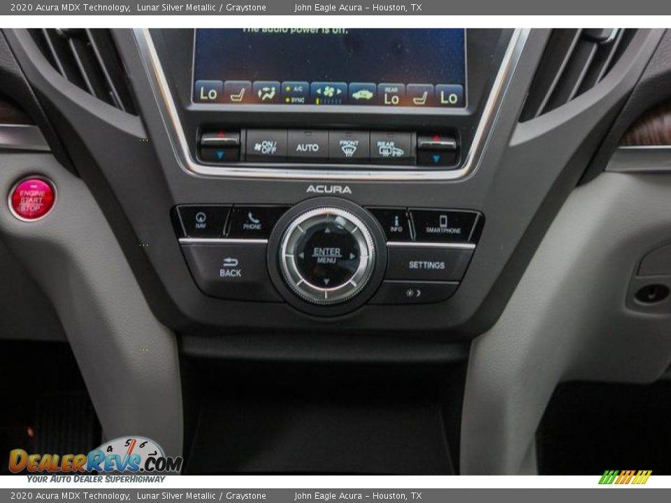 2020 Acura MDX Technology Lunar Silver Metallic / Graystone Photo #31