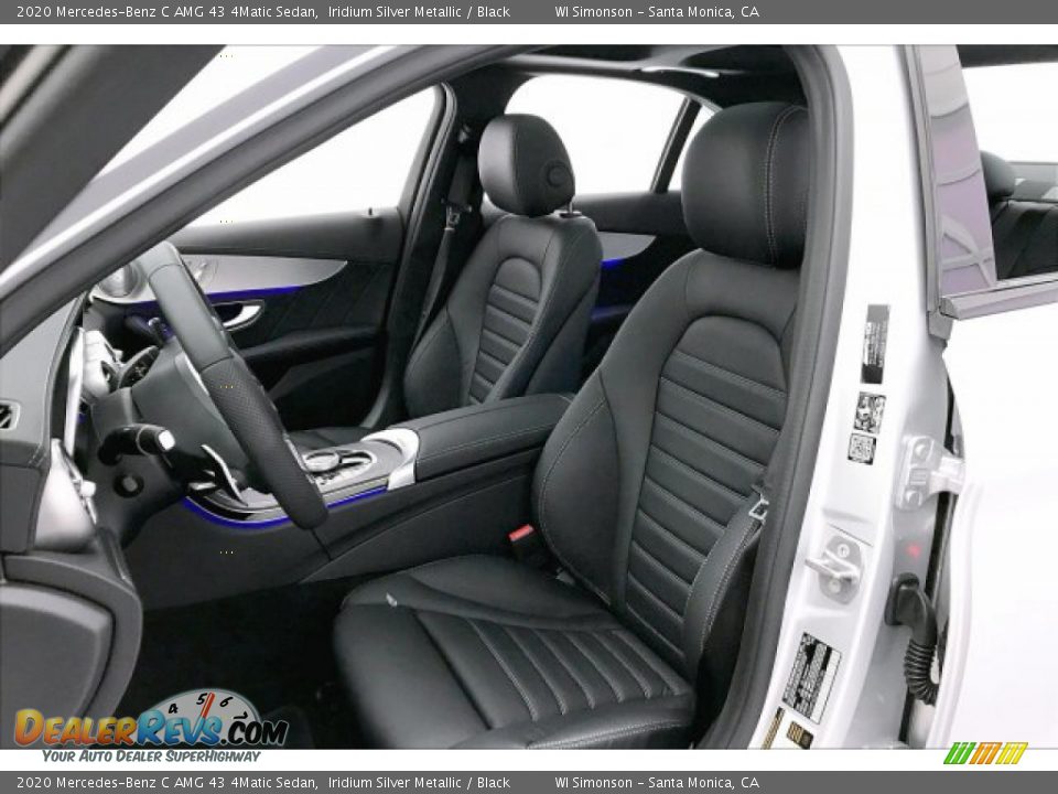 2020 Mercedes-Benz C AMG 43 4Matic Sedan Iridium Silver Metallic / Black Photo #14