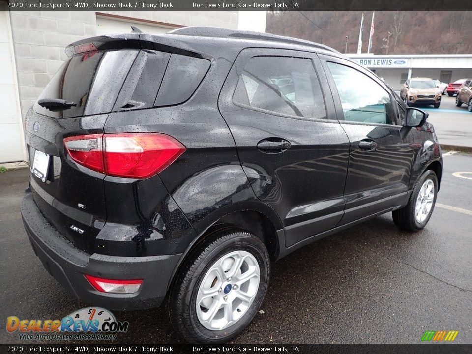 2020 Ford EcoSport SE 4WD Shadow Black / Ebony Black Photo #2