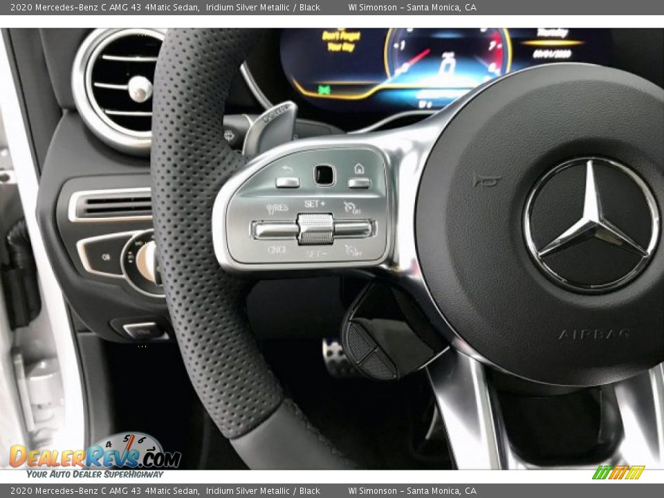 2020 Mercedes-Benz C AMG 43 4Matic Sedan Iridium Silver Metallic / Black Photo #18
