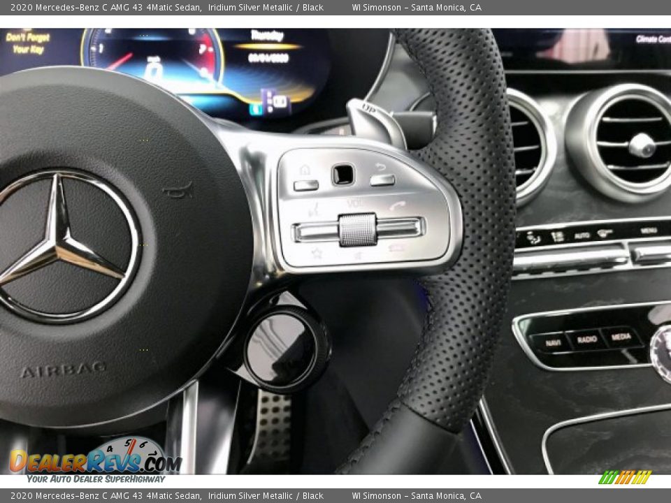 2020 Mercedes-Benz C AMG 43 4Matic Sedan Iridium Silver Metallic / Black Photo #19