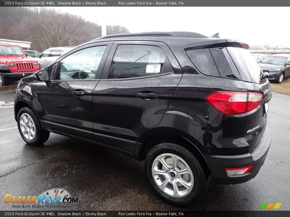 2020 Ford EcoSport SE 4WD Shadow Black / Ebony Black Photo #5