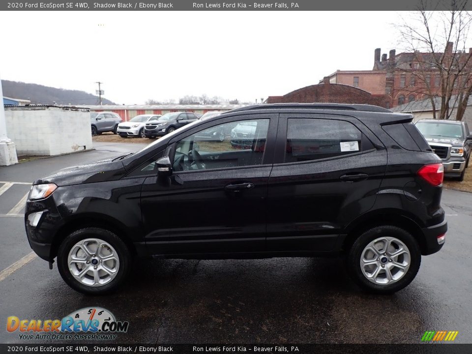 2020 Ford EcoSport SE 4WD Shadow Black / Ebony Black Photo #6