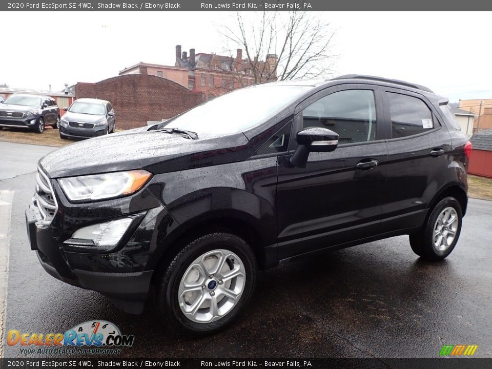 2020 Ford EcoSport SE 4WD Shadow Black / Ebony Black Photo #7