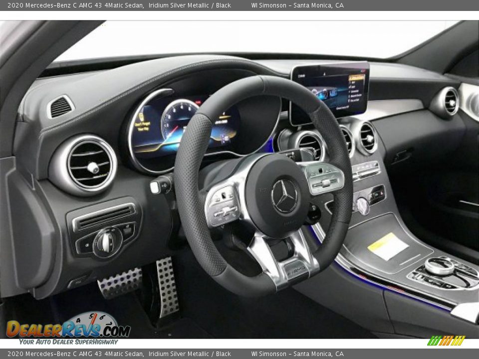 2020 Mercedes-Benz C AMG 43 4Matic Sedan Iridium Silver Metallic / Black Photo #22
