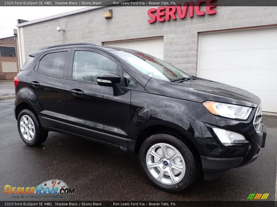 2020 Ford EcoSport SE 4WD Shadow Black / Ebony Black Photo #9