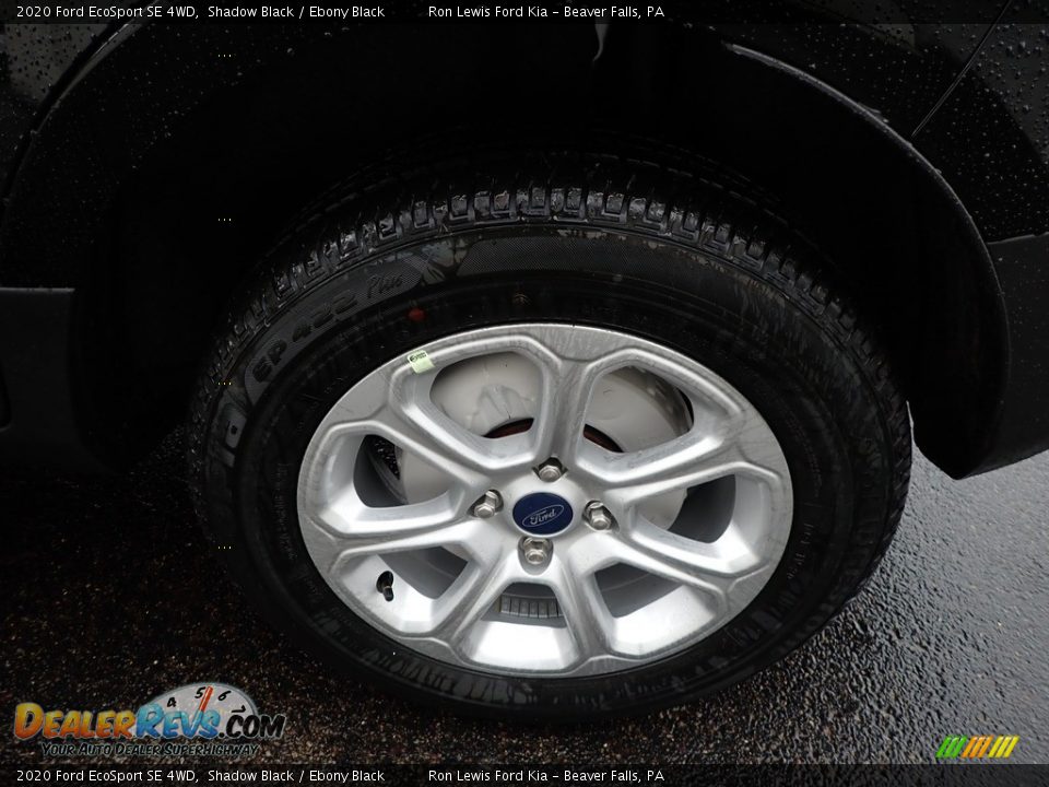 2020 Ford EcoSport SE 4WD Shadow Black / Ebony Black Photo #10