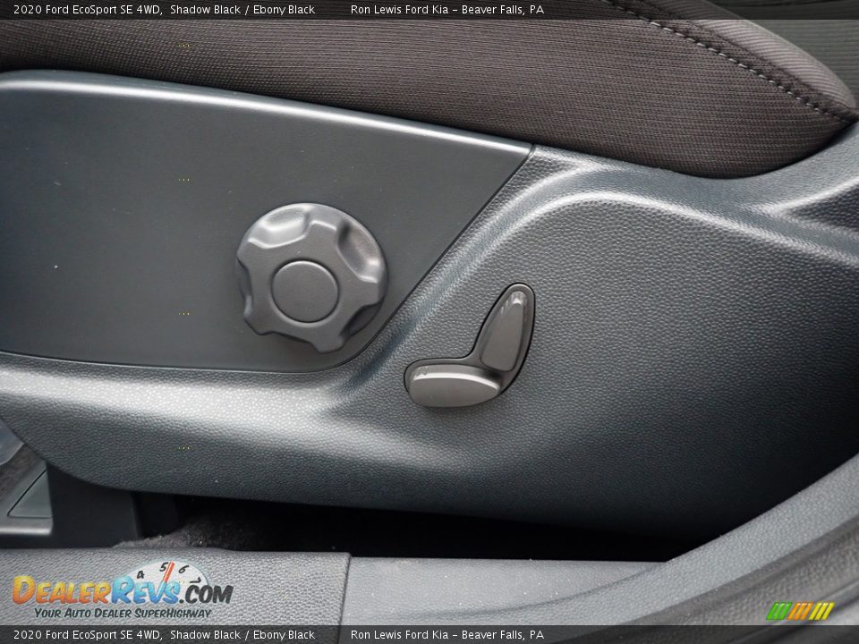2020 Ford EcoSport SE 4WD Shadow Black / Ebony Black Photo #12
