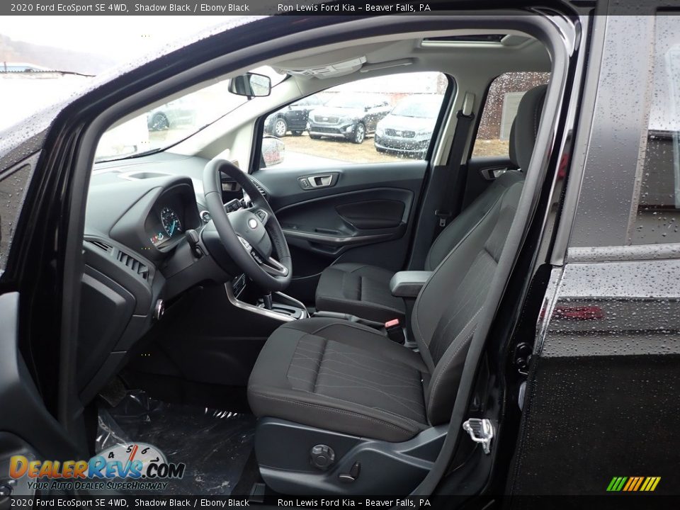 2020 Ford EcoSport SE 4WD Shadow Black / Ebony Black Photo #14