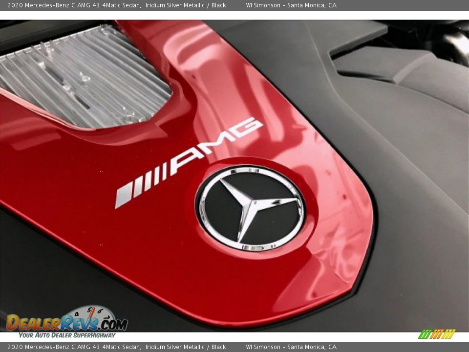 2020 Mercedes-Benz C AMG 43 4Matic Sedan Iridium Silver Metallic / Black Photo #31