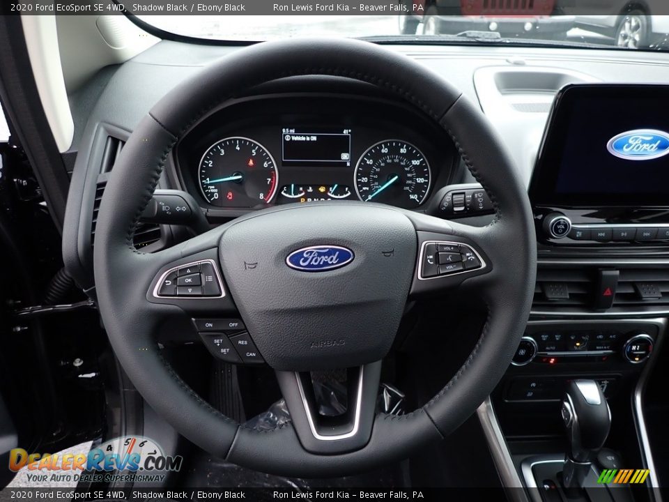 2020 Ford EcoSport SE 4WD Shadow Black / Ebony Black Photo #18