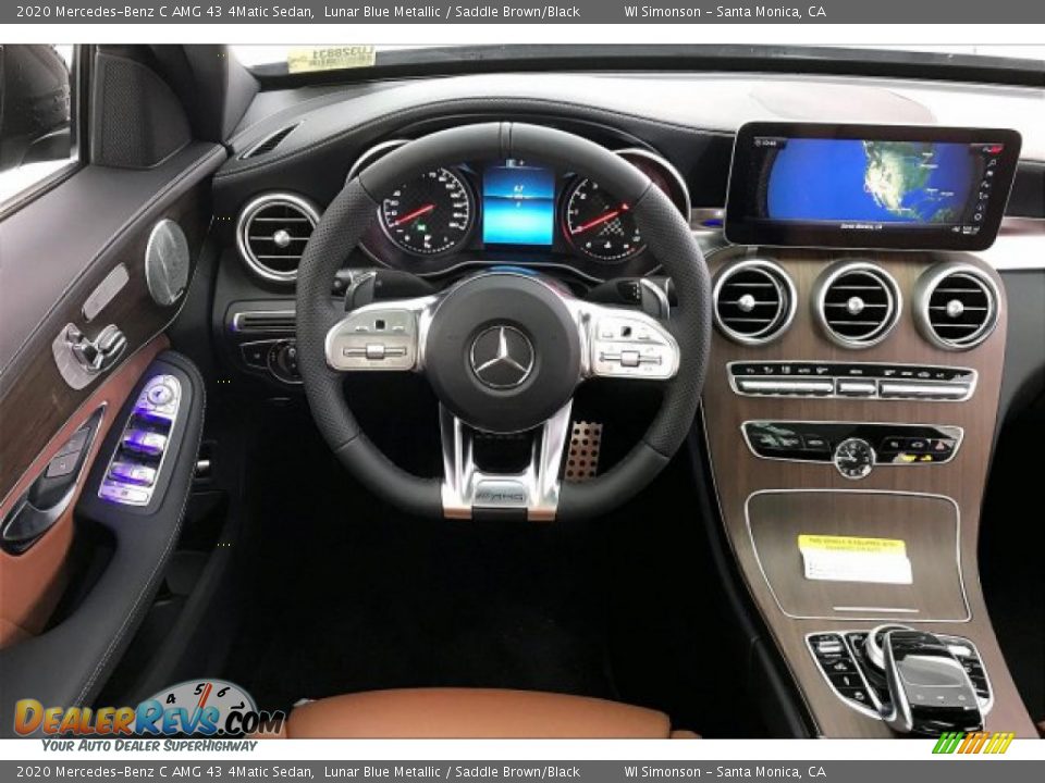Dashboard of 2020 Mercedes-Benz C AMG 43 4Matic Sedan Photo #4