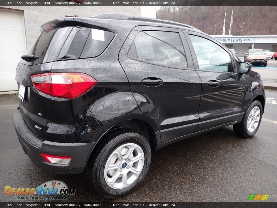 2020 Ford EcoSport SE 4WD Shadow Black / Ebony Black Photo #2