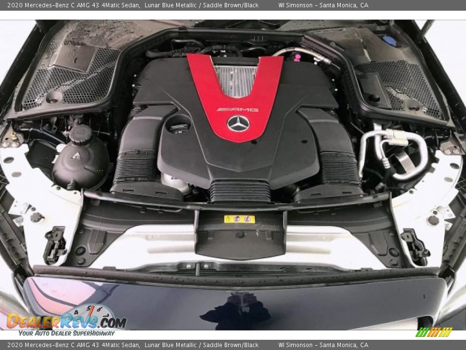 2020 Mercedes-Benz C AMG 43 4Matic Sedan 3.0 Liter AMG biturbo DOHC 24-Valve VVT V6 Engine Photo #9