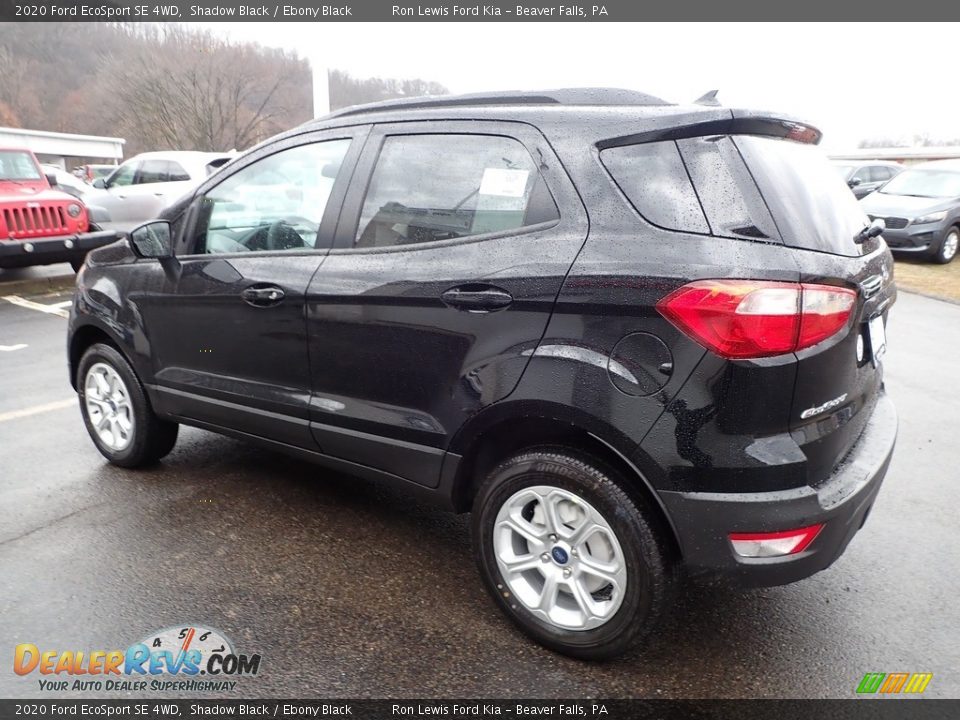 2020 Ford EcoSport SE 4WD Shadow Black / Ebony Black Photo #5