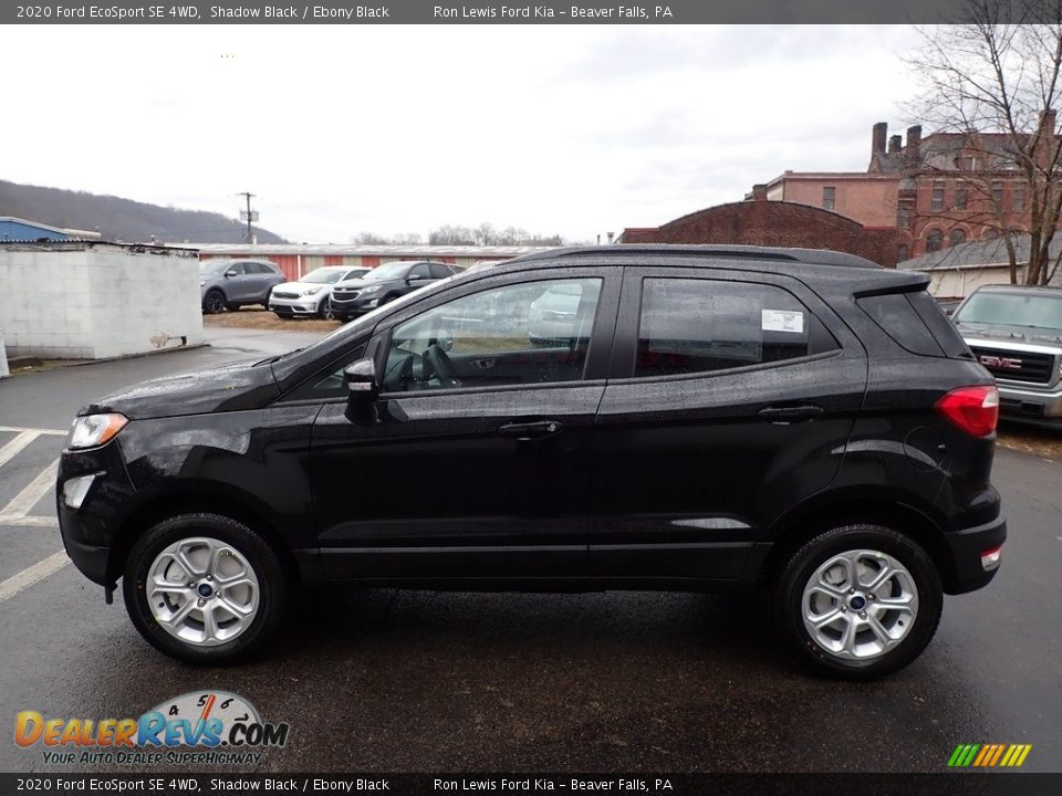 2020 Ford EcoSport SE 4WD Shadow Black / Ebony Black Photo #6
