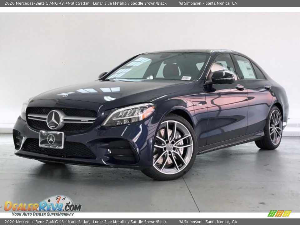 Front 3/4 View of 2020 Mercedes-Benz C AMG 43 4Matic Sedan Photo #12