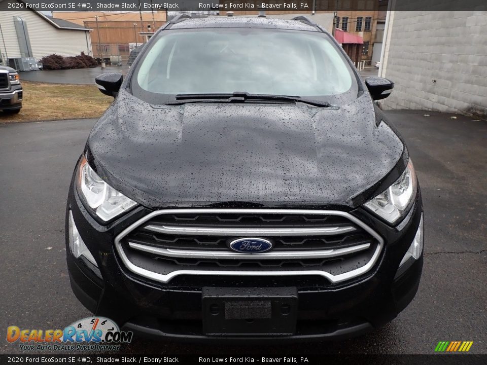 2020 Ford EcoSport SE 4WD Shadow Black / Ebony Black Photo #8