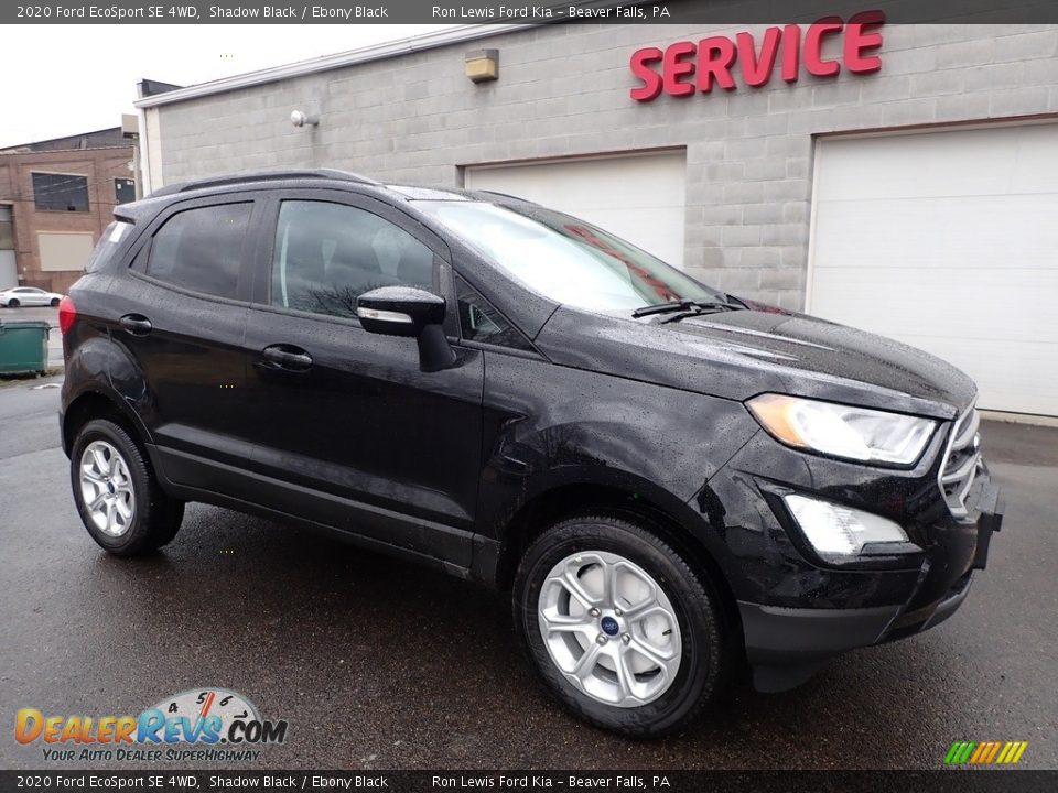 2020 Ford EcoSport SE 4WD Shadow Black / Ebony Black Photo #9