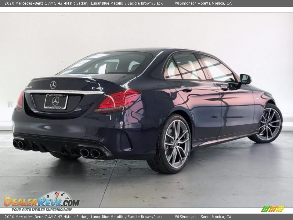 Lunar Blue Metallic 2020 Mercedes-Benz C AMG 43 4Matic Sedan Photo #16