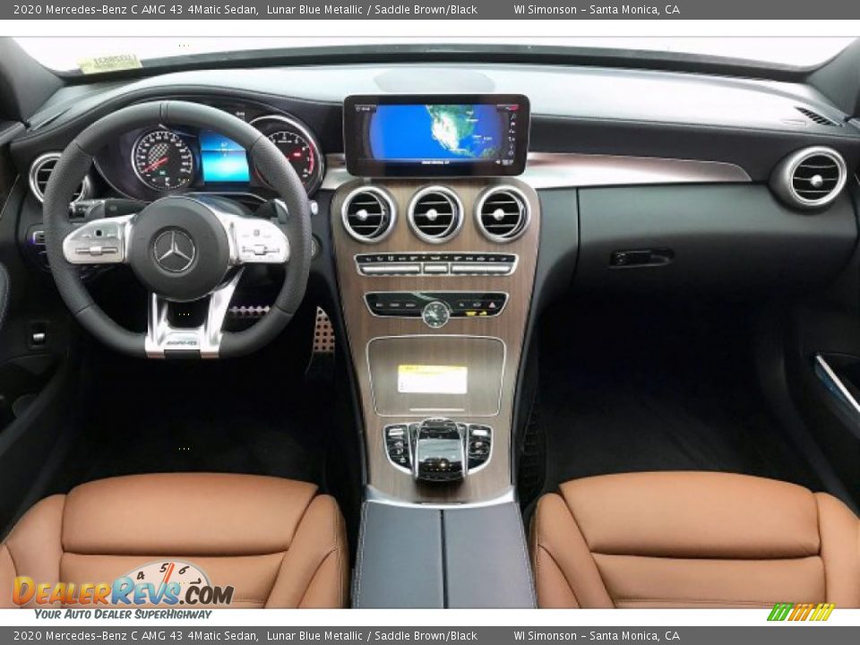 Dashboard of 2020 Mercedes-Benz C AMG 43 4Matic Sedan Photo #17