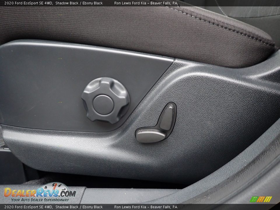 2020 Ford EcoSport SE 4WD Shadow Black / Ebony Black Photo #12