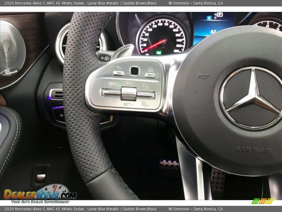 2020 Mercedes-Benz C AMG 43 4Matic Sedan Steering Wheel Photo #18